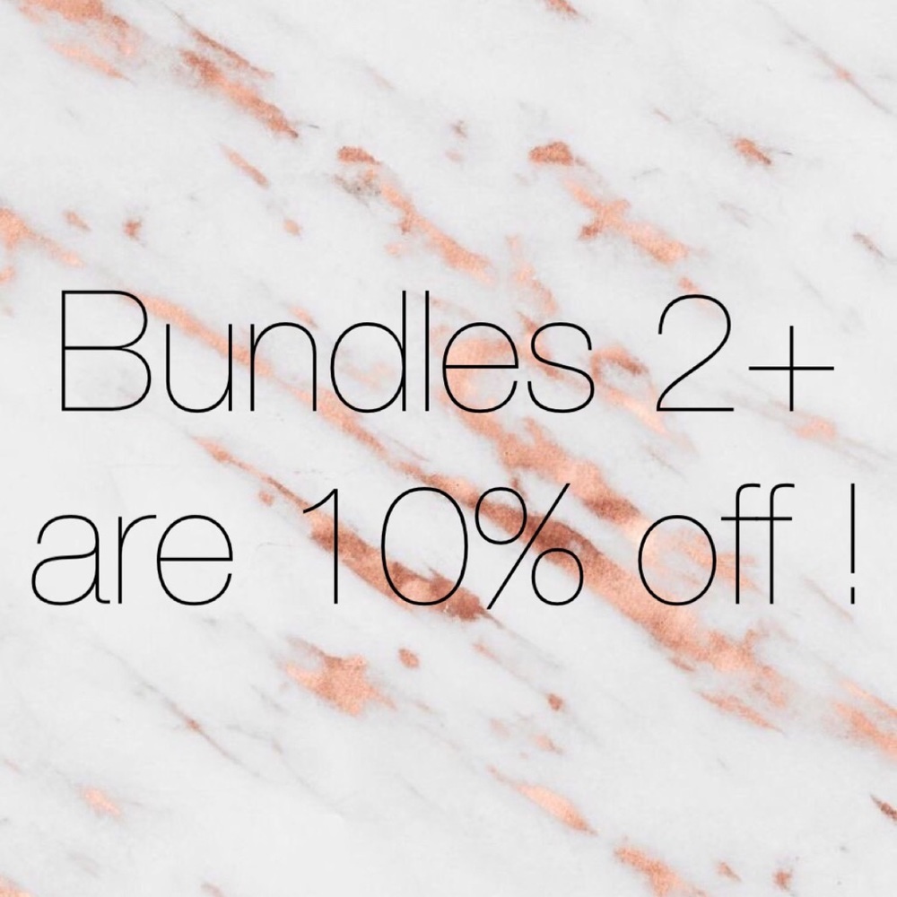 Remember to bundle and save!! 💕💋